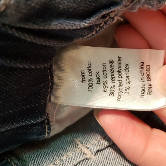 Sol Women's High Rise Mom Blue Jeans w/Elastic Waist, Size 8 Waist 28" - Picture 10 of 10